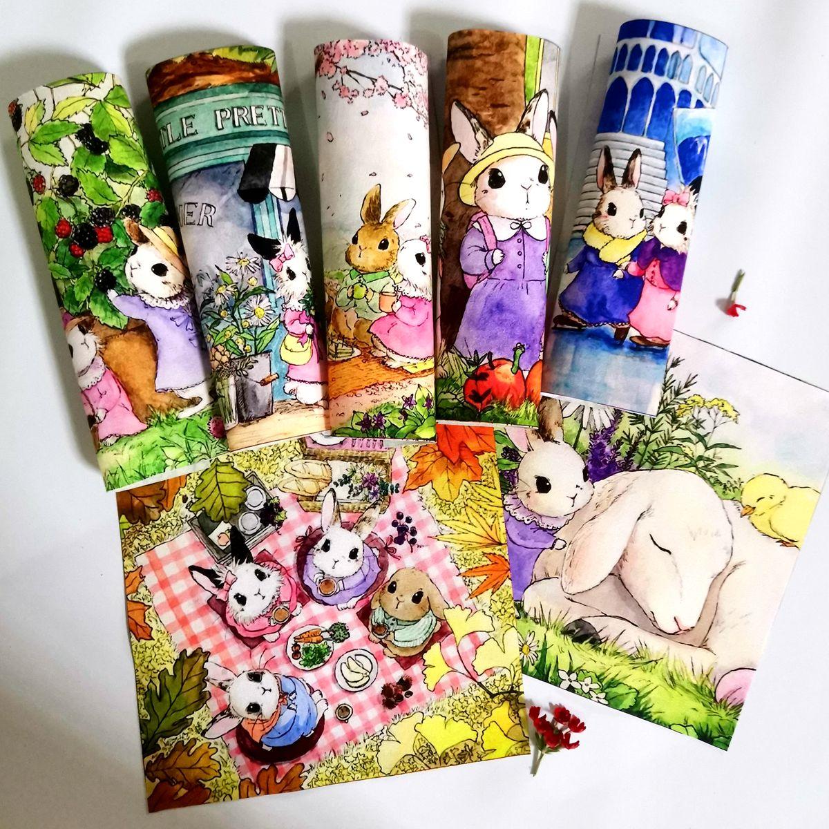 7pcs/lot Digital Printed Cloth Rabbit Fabric Handmade Diy Patchwork Quilting Decora Patchwork Thick Cotton and Linen Warp 20x20cm
7pcs/lot Digital Printed Cloth Rabbit Fabric Handmade Diy Patchwork Quilting Decora Patchwork Thick Cotton and Linen Warp 20x20cm