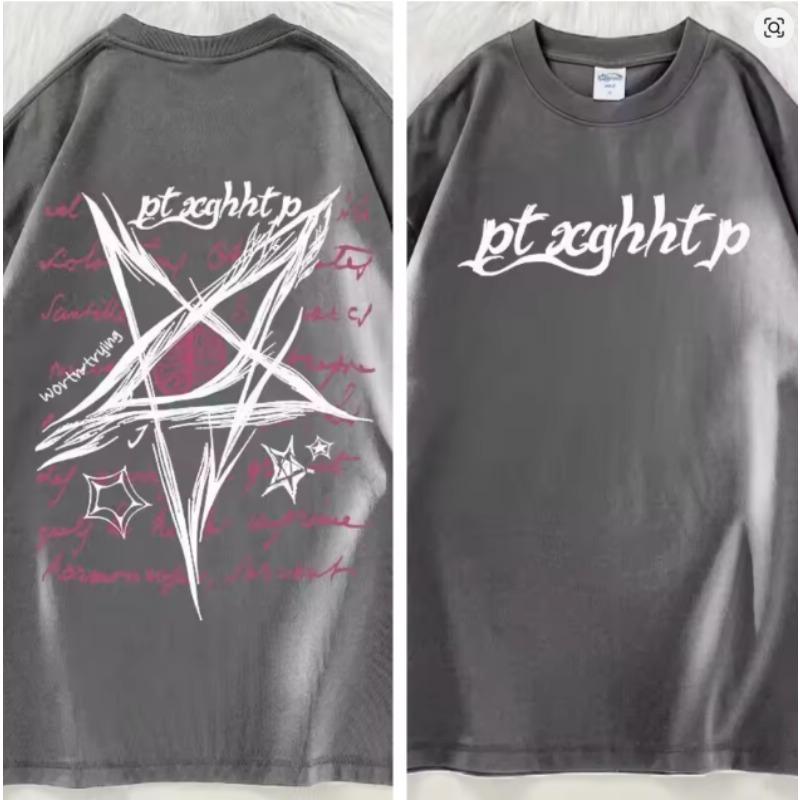 American High Street Black Cotton Shortsleeved Tshirt Summer Trend Versatile Loose Star Print Couple Top Graphic T Shirts 4XL
American High Street Black Cotton Shortsleeved Tshirt Summer Trend Versatile Loose Star Print Couple Top Graphic T Shirts 4XL