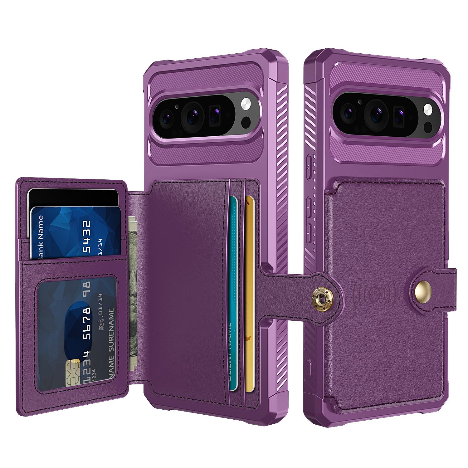 ZM03 For Google Pixel 9 Pro/9 Case with Card Holder PU Leather+TPU Phone Back Cover Purple
ZM03 For Google Pixel 9 Pro/9 Case with Card Holder PU Leather+TPU Phone Back Cover Purple