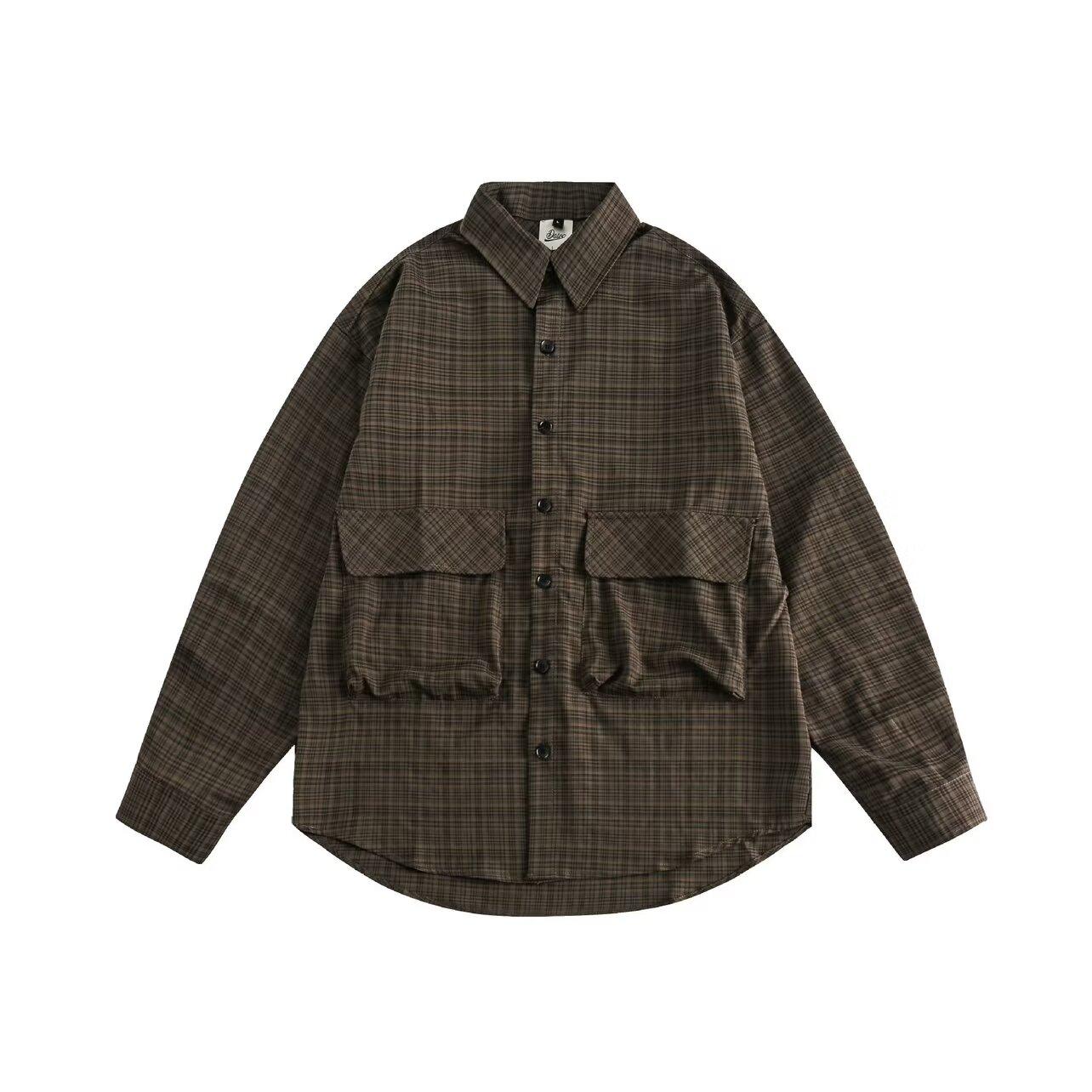 Осень 2024 года. Рубашка с карманами в клетку и декоративными лацканами. Мужская рубашка с длинным рукавом в японском стиле в стиле ретро с вышивкой. 2XL зелёный
Осень 2024 года. Рубашка с карманами в клетку и декоративными лацканами. Мужская рубашка с длинным рукавом в японском стиле в стиле ретро с вышивкой. 2XL зелёный