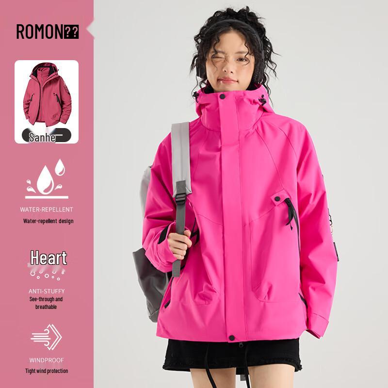 ROMON Unisex 3-in-1 Outdoor Windproof Waterproof Jacket M
ROMON Unisex 3-in-1 Outdoor Windproof Waterproof Jacket M