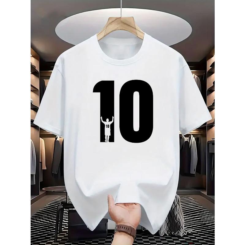 European sizes Men S Fashion Short-Sleeved T-Shirt with Letter Pattern Print, Suitable for Teenagers As a Casual Crew Neck Top for Spring And Summer 4XL білий
European sizes Men S Fashion Short-Sleeved T-Shirt with Letter Pattern Print, Suitable for Teenagers As a Casual Crew Neck Top for Spring And Summer 4XL білий