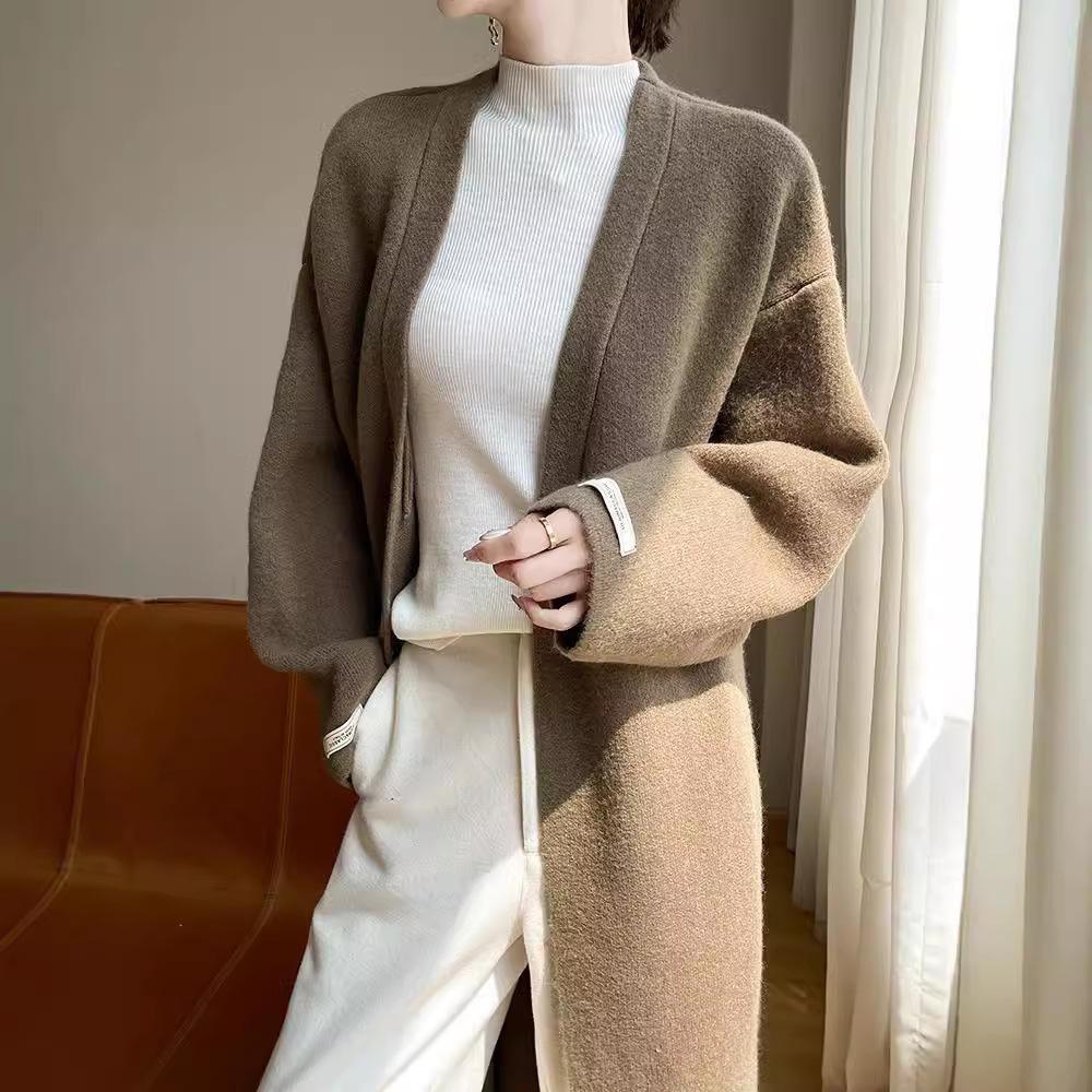 Luxury Mid-Length V-Neck Knit Cardigan - Thick & Stylish for Autumn/Winter M 80-130cm темно-сірий
Luxury Mid-Length V-Neck Knit Cardigan - Thick & Stylish for Autumn/Winter M 80-130cm темно-сірий