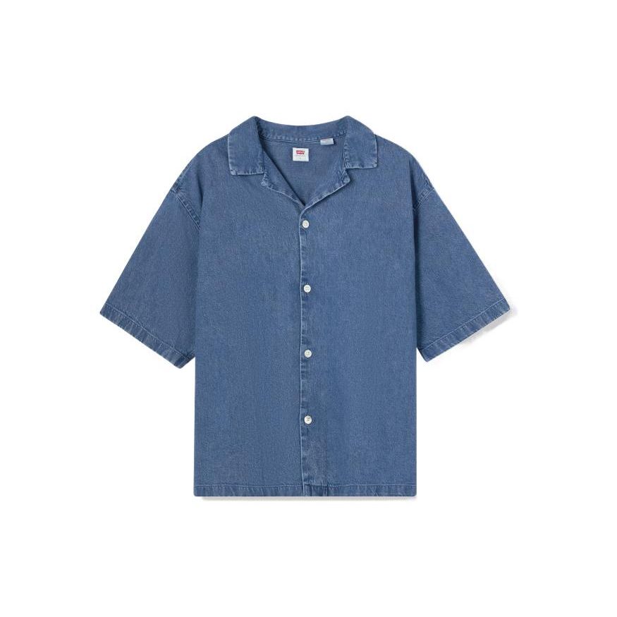 Levis Cool Series SS22 Однотонная рубашка-поло простого стиля с коротким рукавом из денима Мужские рубашки Синий A1921-0003 M
Levis Cool Series SS22 Однотонная рубашка-поло простого стиля с коротким рукавом из денима Мужские рубашки Синий A1921-0003 M