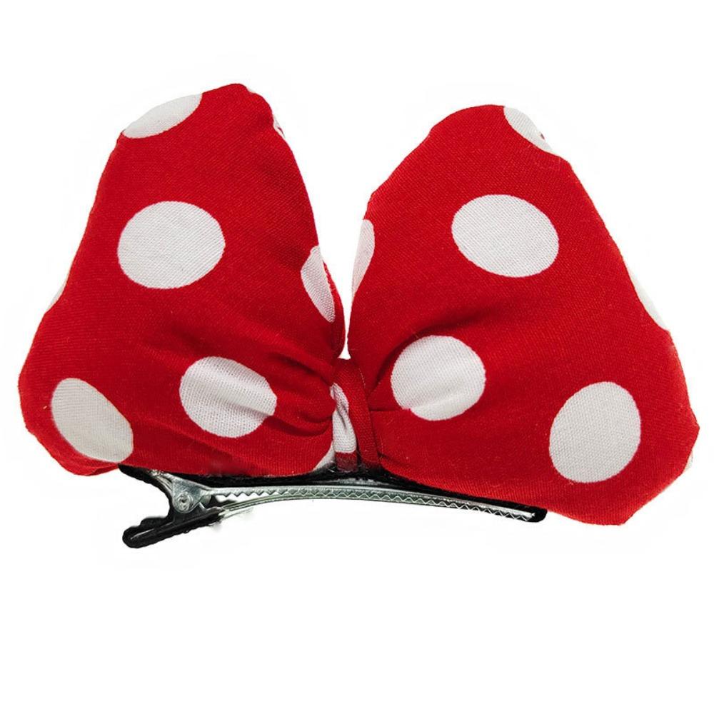 2pcs Mouse Ears Hair Cute Cartoon Bow Clips Polka Dot Barrettes Princess Girls Glitter Accessories Birthday Party Decorations
2pcs Mouse Ears Hair Cute Cartoon Bow Clips Polka Dot Barrettes Princess Girls Glitter Accessories Birthday Party Decorations