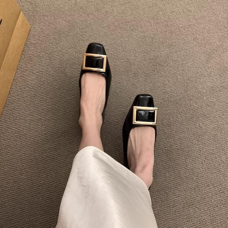 Flats Women s Shoes Patent Leather Square Buckle Shoes Autumn New Ladies Shallow Mouth Square Toe Flat Shoes 35 чёрный
Flats Women s Shoes Patent Leather Square Buckle Shoes Autumn New Ladies Shallow Mouth Square Toe Flat Shoes 35 чёрный