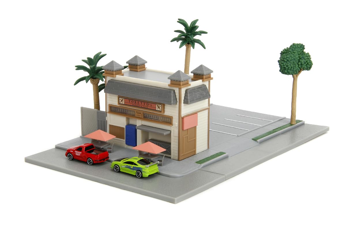 Jada Toys Fast Furious Series Доминик Торетто Market Cafe Diorama Set JADA34914 & F&F
Jada Toys Fast Furious Series Доминик Торетто Market Cafe Diorama Set JADA34914 & F&F
