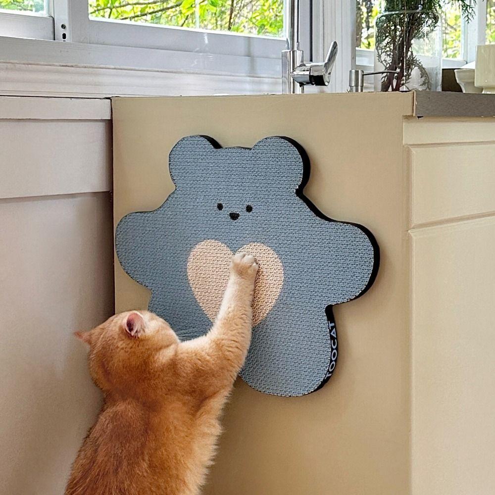 Grip-fast Scratch Pad For Cats Bear Shape Cat Scratch Wall Mat Cat Nail File Scratcher Home синій
Grip-fast Scratch Pad For Cats Bear Shape Cat Scratch Wall Mat Cat Nail File Scratcher Home синій