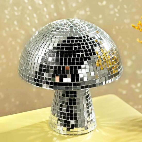 Yousheng Party Mushroom Disco Ball Glitter Mirror Disco Ball Decoration Retro Reflective Disco Tiles Mushroom Home Bars Parties Weddings Nightclubs серебряный
Yousheng Party Mushroom Disco Ball Glitter Mirror Disco Ball Decoration Retro Reflective Disco Tiles Mushroom Home Bars Parties Weddings Nightclubs серебряный