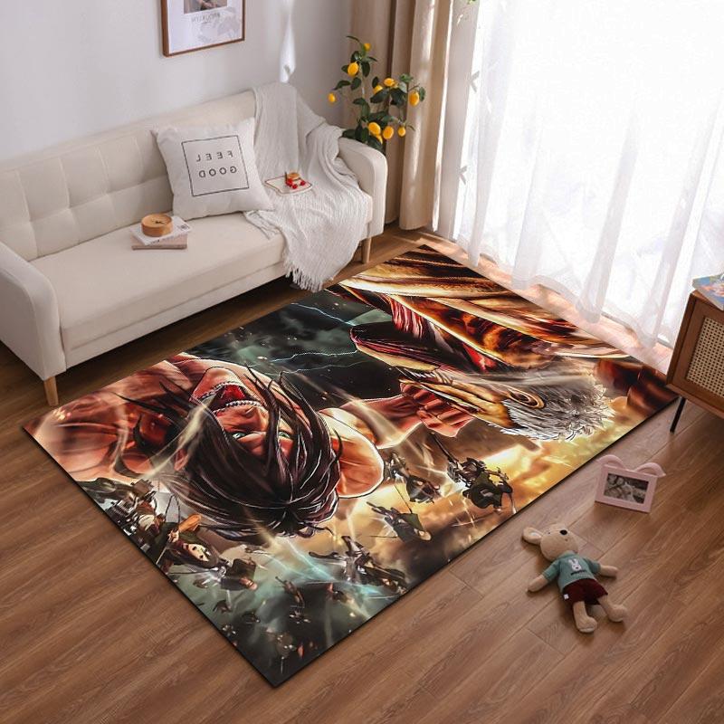 Anime Style Battle Scene Carpet with Titans and Warriors Design Suitable for use as an anti-slip for living room bedroom sofas 40x60cm( 15x23in )
Anime Style Battle Scene Carpet with Titans and Warriors Design Suitable for use as an anti-slip for living room bedroom sofas 40x60cm( 15x23in )