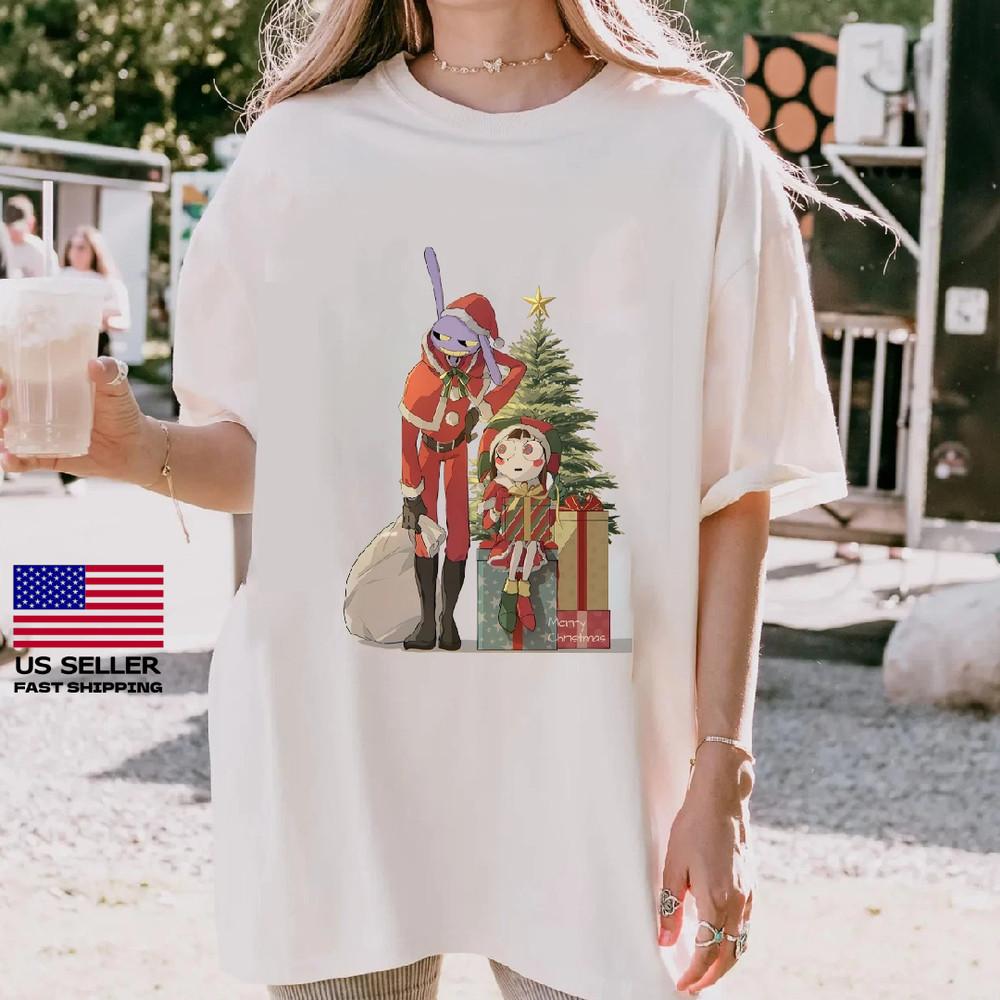 Amazing Digital Circus Christmas Shirt Cute Santa and Elf Graphic Kawaii Holiday Unisex T-Shirt XL
Amazing Digital Circus Christmas Shirt Cute Santa and Elf Graphic Kawaii Holiday Unisex T-Shirt XL