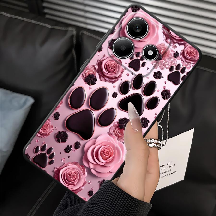 Rose Paw Print Case for Xiaomi Redmi Note 14 A4 A5 K40 K80 10 9 8 7 11S 14C 12S 12 11 Pro 13 Pro Plus 12C 13C A1 A2 A3 Phone Redmi Note 10 5G
Rose Paw Print Case for Xiaomi Redmi Note 14 A4 A5 K40 K80 10 9 8 7 11S 14C 12S 12 11 Pro 13 Pro Plus 12C 13C A1 A2 A3 Phone Redmi Note 10 5G