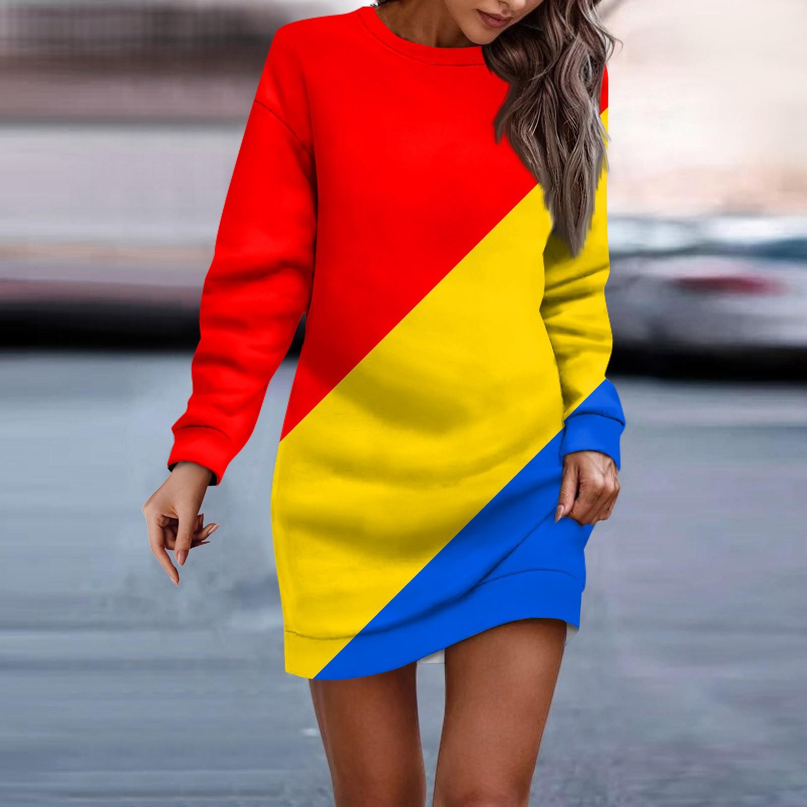 Женское платье с круглым вырезом и геометрическим узором, длинными рукавами и запахом на бедрах, платье-свитер XXL киноварь
Женское платье с круглым вырезом и геометрическим узором, длинными рукавами и запахом на бедрах, платье-свитер XXL киноварь