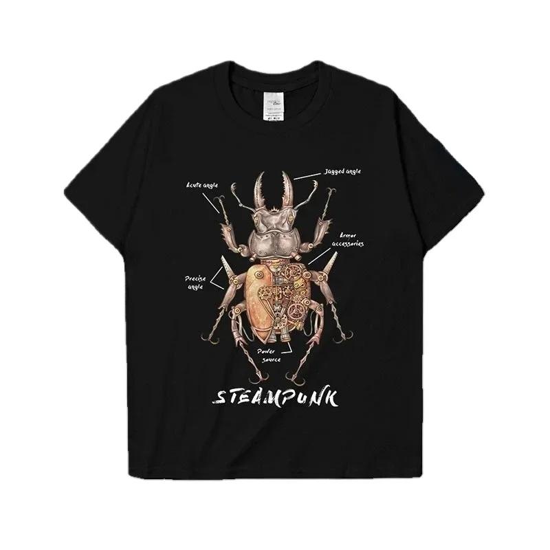 Steampunk Mechanical Beetle Illustration Printed T Shirt. Short Sleeve 100% Cotton Casual T-shirts Loose Top Size S-3XL - Men... 5XL різнокольоровий
Steampunk Mechanical Beetle Illustration Printed T Shirt. Short Sleeve 100% Cotton Casual T-shirts Loose Top Size S-3XL - Men... 5XL різнокольоровий