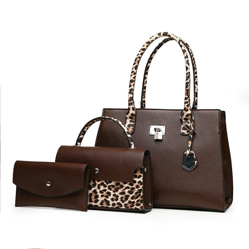 Trendy Celebrity Shoulder Handbag Large Capacity Leopard Print Women S Suit Bag темно-коричневого кольору
Trendy Celebrity Shoulder Handbag Large Capacity Leopard Print Women S Suit Bag темно-коричневого кольору