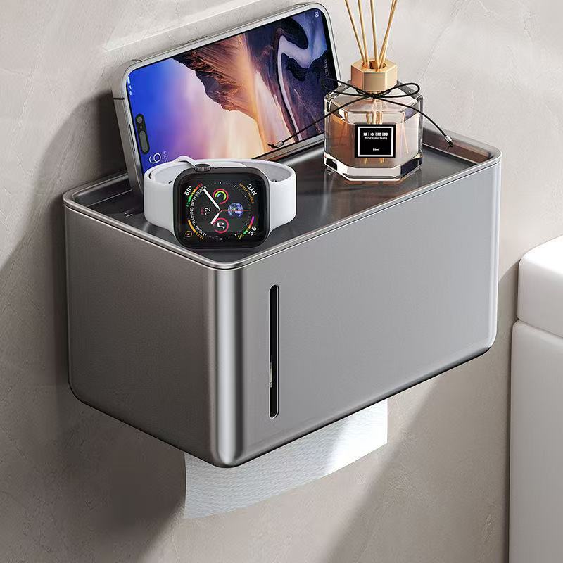 Punch-free Waterproof Tissue Box Gun Gray Bathroom Storage Rack Toilet Roll Paper Box Toilet Paper Box Wall-mounted 20*12*11.5 чёрный
Punch-free Waterproof Tissue Box Gun Gray Bathroom Storage Rack Toilet Roll Paper Box Toilet Paper Box Wall-mounted 20*12*11.5 чёрный