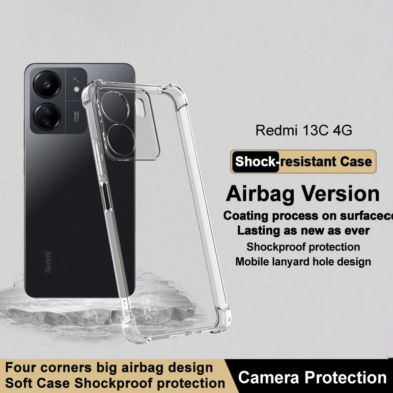 IMAK For Xiaomi Redmi 13C/Poco C65 4G Case Airbag Protection Phone TPU Cover Transparent
IMAK For Xiaomi Redmi 13C/Poco C65 4G Case Airbag Protection Phone TPU Cover Transparent