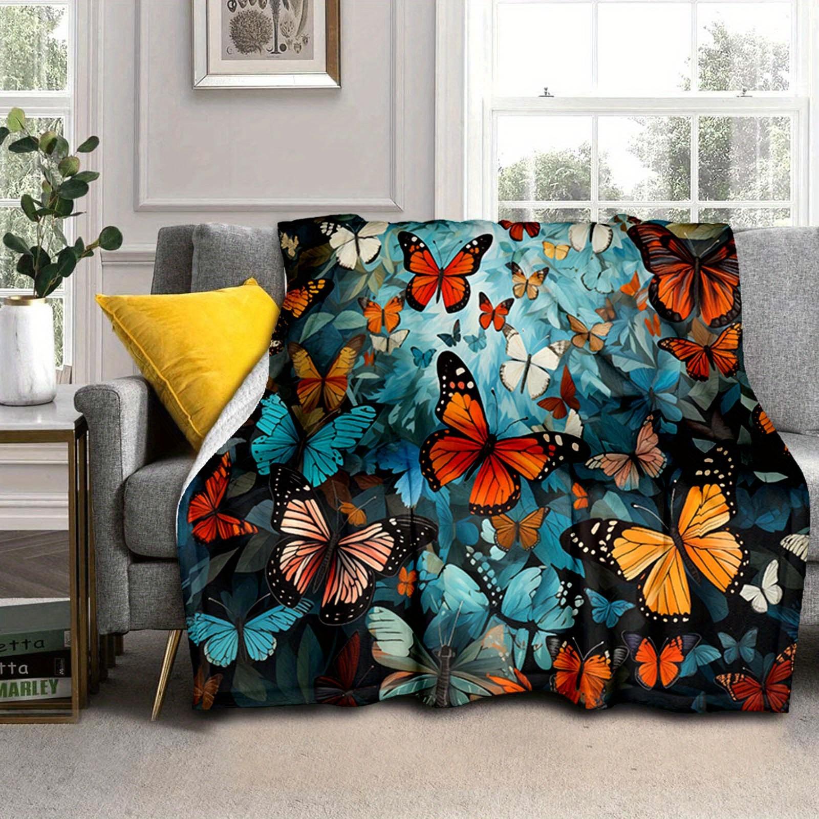 1pc Exquisite Butterfly Blanket,Soft And Comfortable Blanket, Travel Sofa Bed, Office Home Decor, Birthday Gift Blanket, Boys, Girls 130cmx150cm
1pc Exquisite Butterfly Blanket,Soft And Comfortable Blanket, Travel Sofa Bed, Office Home Decor, Birthday Gift Blanket, Boys, Girls 130cmx150cm