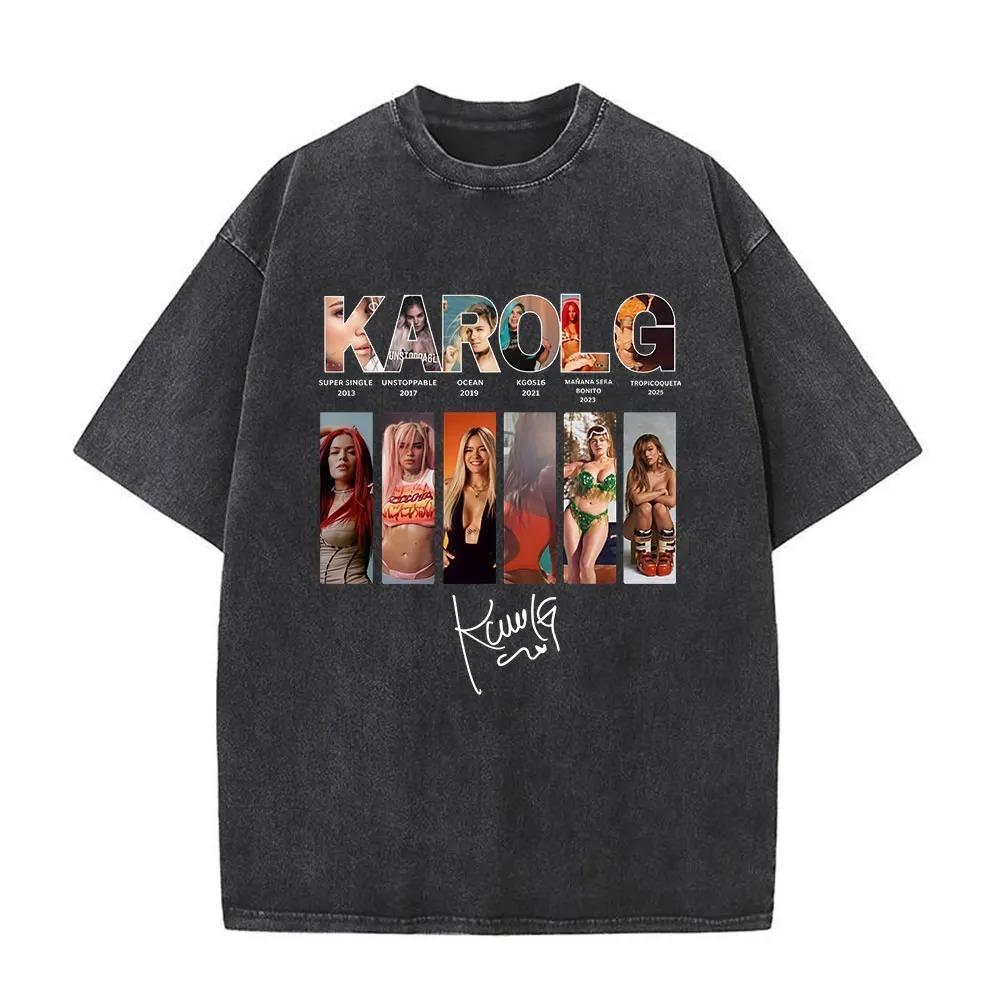 Hot Sale Karol G Tropicoqueta Graphic Print Tshirt Unisex Women Fashion Casual Vintage Washed Cotton Top Oversized Summer New Tees M
Hot Sale Karol G Tropicoqueta Graphic Print Tshirt Unisex Women Fashion Casual Vintage Washed Cotton Top Oversized Summer New Tees M