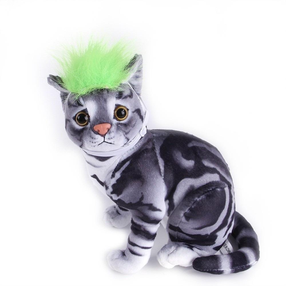 Adjustable Elastic Pet Cosplay Hat Novelty Cat Headdress Cat Wig Photography Props зелёный
Adjustable Elastic Pet Cosplay Hat Novelty Cat Headdress Cat Wig Photography Props зелёный