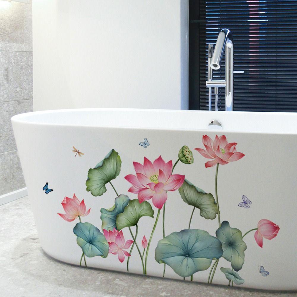 2 шт. DIY ванна Лотос и Рыба Наклейки Розовые Цветы Лотоса Настенные Декоративные Наклейки ТВ Фон Style 2
2 шт. DIY ванна Лотос и Рыба Наклейки Розовые Цветы Лотоса Настенные Декоративные Наклейки ТВ Фон Style 2