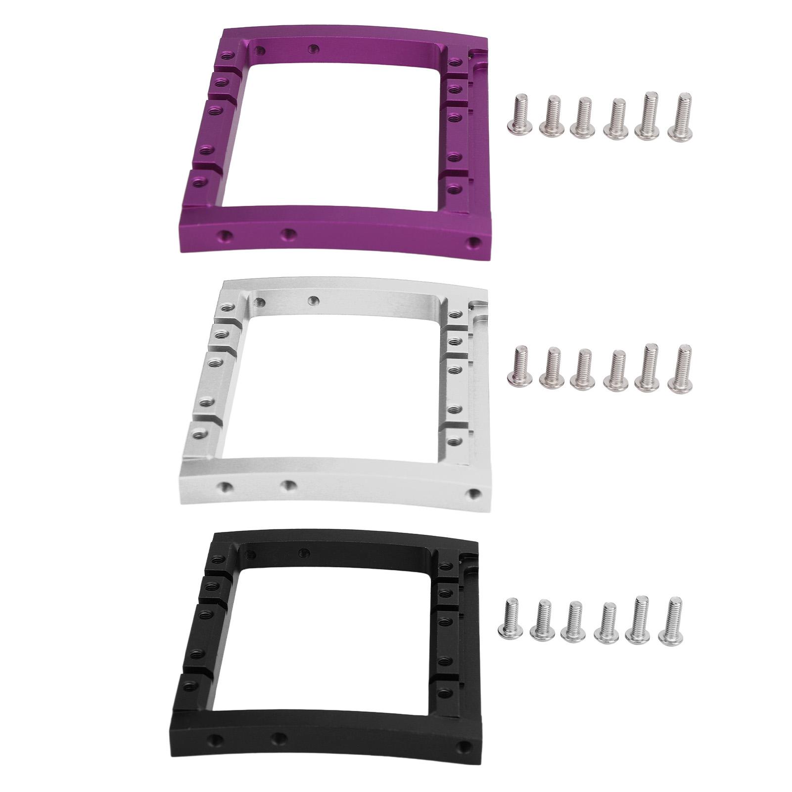 RC Crawler Servo Mounting Bracket Aluminum Alloy Stable Structure Stylish Look Bumper Mount for 1/10 Purple
RC Crawler Servo Mounting Bracket Aluminum Alloy Stable Structure Stylish Look Bumper Mount for 1/10 Purple