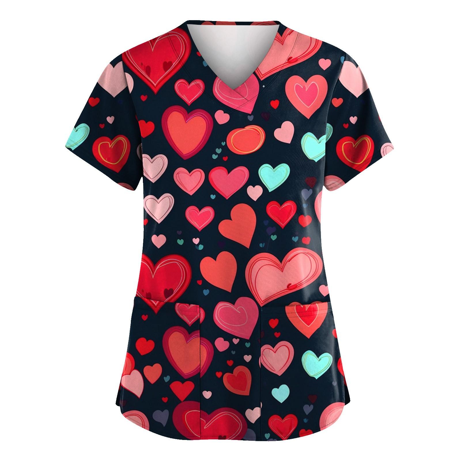 Женская униформа с принтом ко Дню святого Валентина, рабочая униформа с V-образным вырезом и карманами, защитная униформа XXXXXL красный
Женская униформа с принтом ко Дню святого Валентина, рабочая униформа с V-образным вырезом и карманами, защитная униформа XXXXXL красный