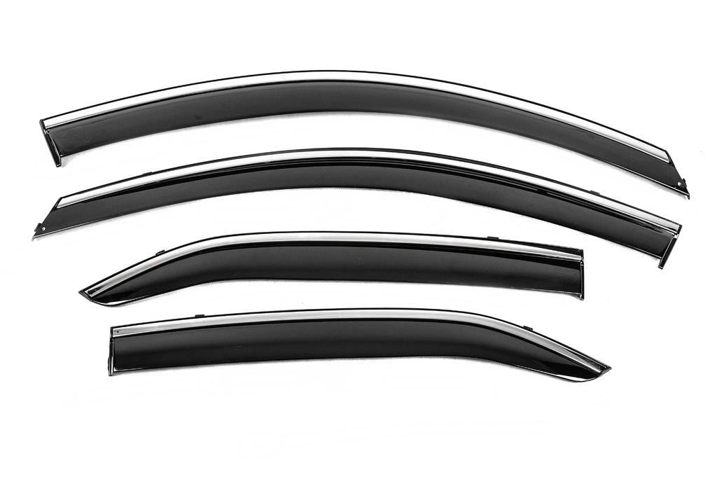 Wind deflectors with chrome Niken Luxury (4 things) for Toyota Camry 2006-2011
Wind deflectors with chrome Niken Luxury (4 things) for Toyota Camry 2006-2011