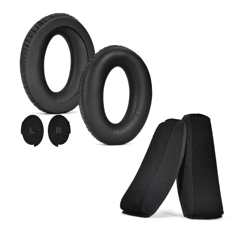 Protein Leather Ear Pad Ear Cushions Replacement Headband for Aviation Gaming Headsets , Noise Cancelling Foam 1
Protein Leather Ear Pad Ear Cushions Replacement Headband for Aviation Gaming Headsets , Noise Cancelling Foam 1