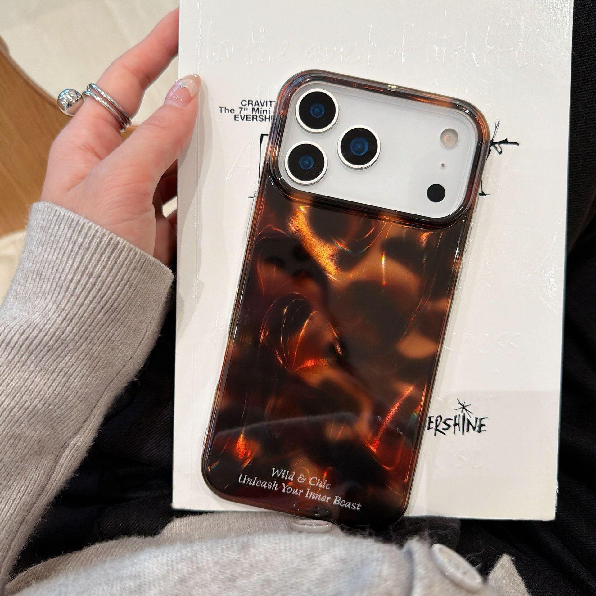 Tortoiseshell Water Wave Gradient Drop-Proof IMD Case for iPhone 17 Pro Max and Apple 15/16 iPhone 16 Pro
Tortoiseshell Water Wave Gradient Drop-Proof IMD Case for iPhone 17 Pro Max and Apple 15/16 iPhone 16 Pro