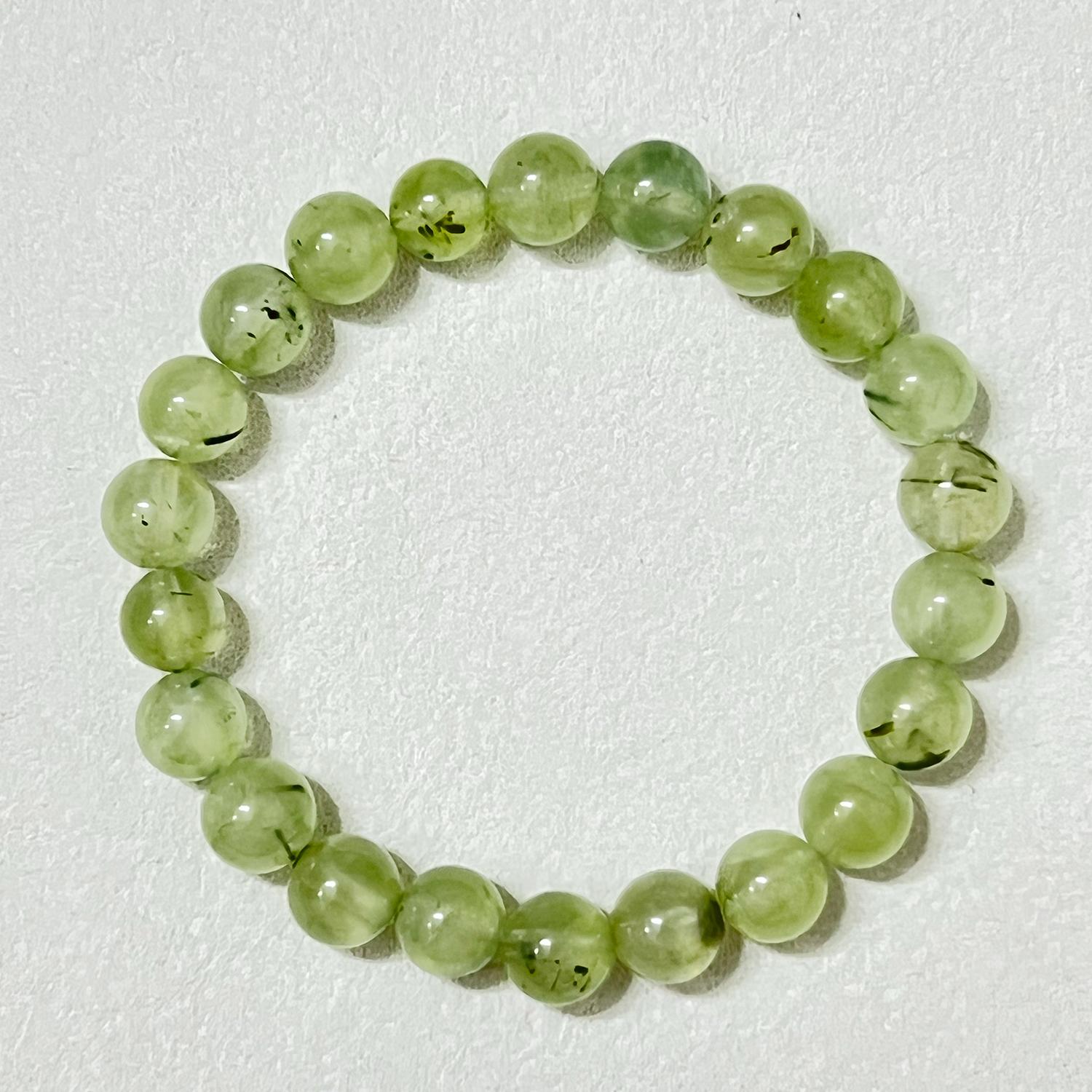 Handmade Natural Stone Stretch Elastic Bracelet for Women 8mm Round Beads Beaded Bracelets Semi Precious Gemstone Bangle Jewelry Gifts Length 16cm зелений
Handmade Natural Stone Stretch Elastic Bracelet for Women 8mm Round Beads Beaded Bracelets Semi Precious Gemstone Bangle Jewelry Gifts Length 16cm зелений