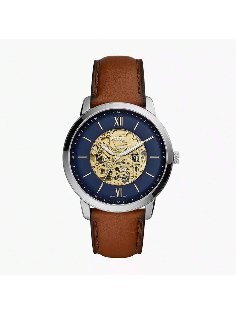 Fossil Neutra Fashion Automatic Watch for Men Round Dial and Leather Strap Casual Watch Suitable for Daily Business Wear Ideal Gift for Men ME3160 синій
Fossil Neutra Fashion Automatic Watch for Men Round Dial and Leather Strap Casual Watch Suitable for Daily Business Wear Ideal Gift for Men ME3160 синій