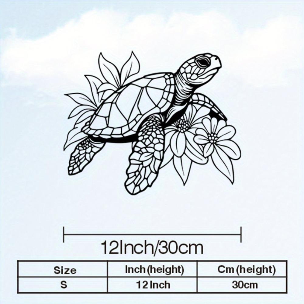 1pc Modern Marine Turtle Wall Sculpture Rust Resistant Iron Sea Turtle Art Horizontal Marine Theme Design Outdoor Home Office Easy Mount Decor 30 cm / 12 inches
1pc Modern Marine Turtle Wall Sculpture Rust Resistant Iron Sea Turtle Art Horizontal Marine Theme Design Outdoor Home Office Easy Mount Decor 30 cm / 12 inches