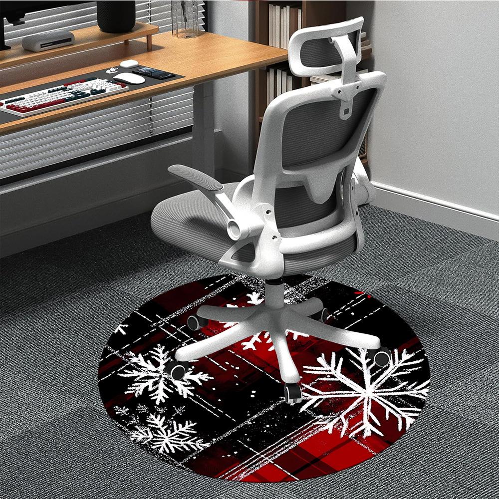 1pc Snowflake Pattern Chair Carpet for Office, Round Non Slip Durable Large Size Office Carpet, Suitable for Office 80cm
1pc Snowflake Pattern Chair Carpet for Office, Round Non Slip Durable Large Size Office Carpet, Suitable for Office 80cm