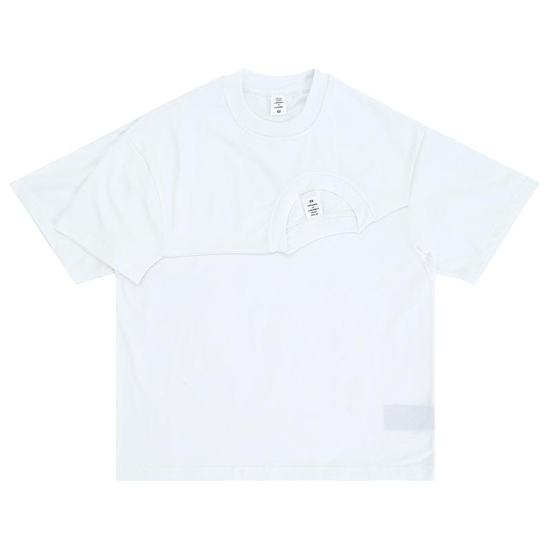 Lanhai Unisex Creative Irregular Design Solid Color Fake Two-piece Short-sleeve T-shirt | 2024 Spring/Summer Collection XL белый
Lanhai Unisex Creative Irregular Design Solid Color Fake Two-piece Short-sleeve T-shirt | 2024 Spring/Summer Collection XL белый