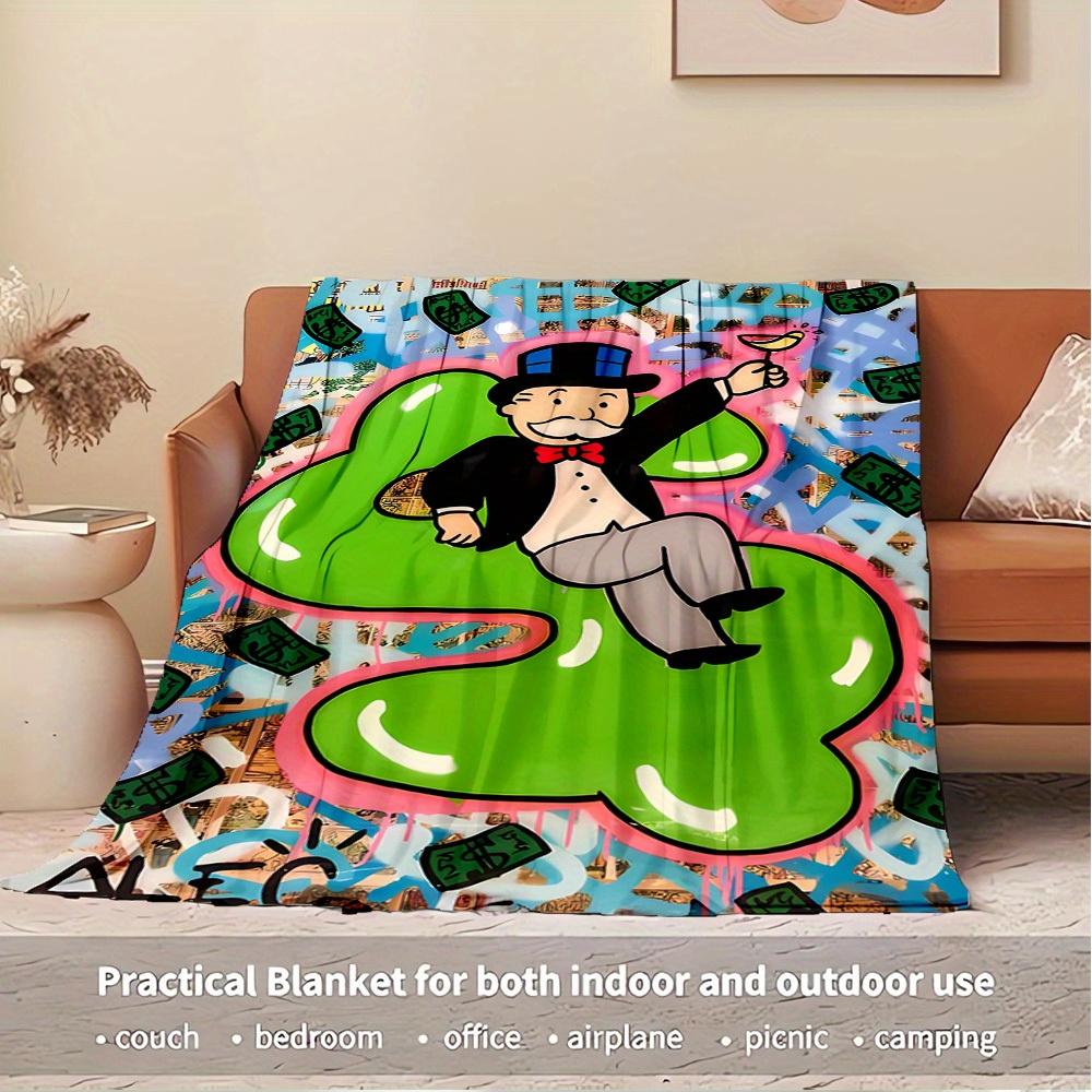 1pc Mr. Monopoly,New York,Money Digital Print Flannel Blanket - Contemporary Style, Suitable for All Seasons, Perfect for Home, Travel, or C 150x180cm
1pc Mr. Monopoly,New York,Money Digital Print Flannel Blanket - Contemporary Style, Suitable for All Seasons, Perfect for Home, Travel, or C 150x180cm