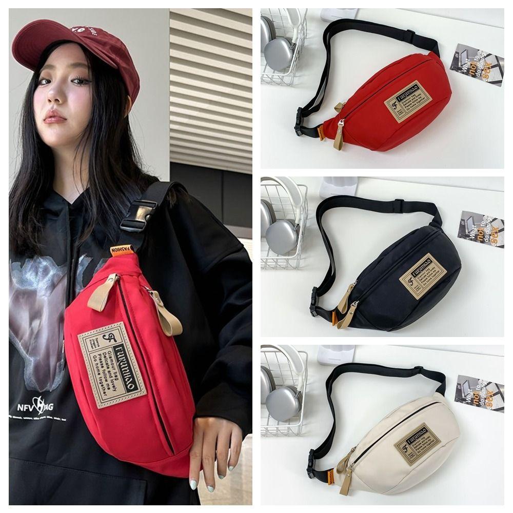 Simple Japanese Harajuku Crossbody Bags Nylon Waist Bag Casual Crossbody Chest Bag Unisex
Simple Japanese Harajuku Crossbody Bags Nylon Waist Bag Casual Crossbody Chest Bag Unisex