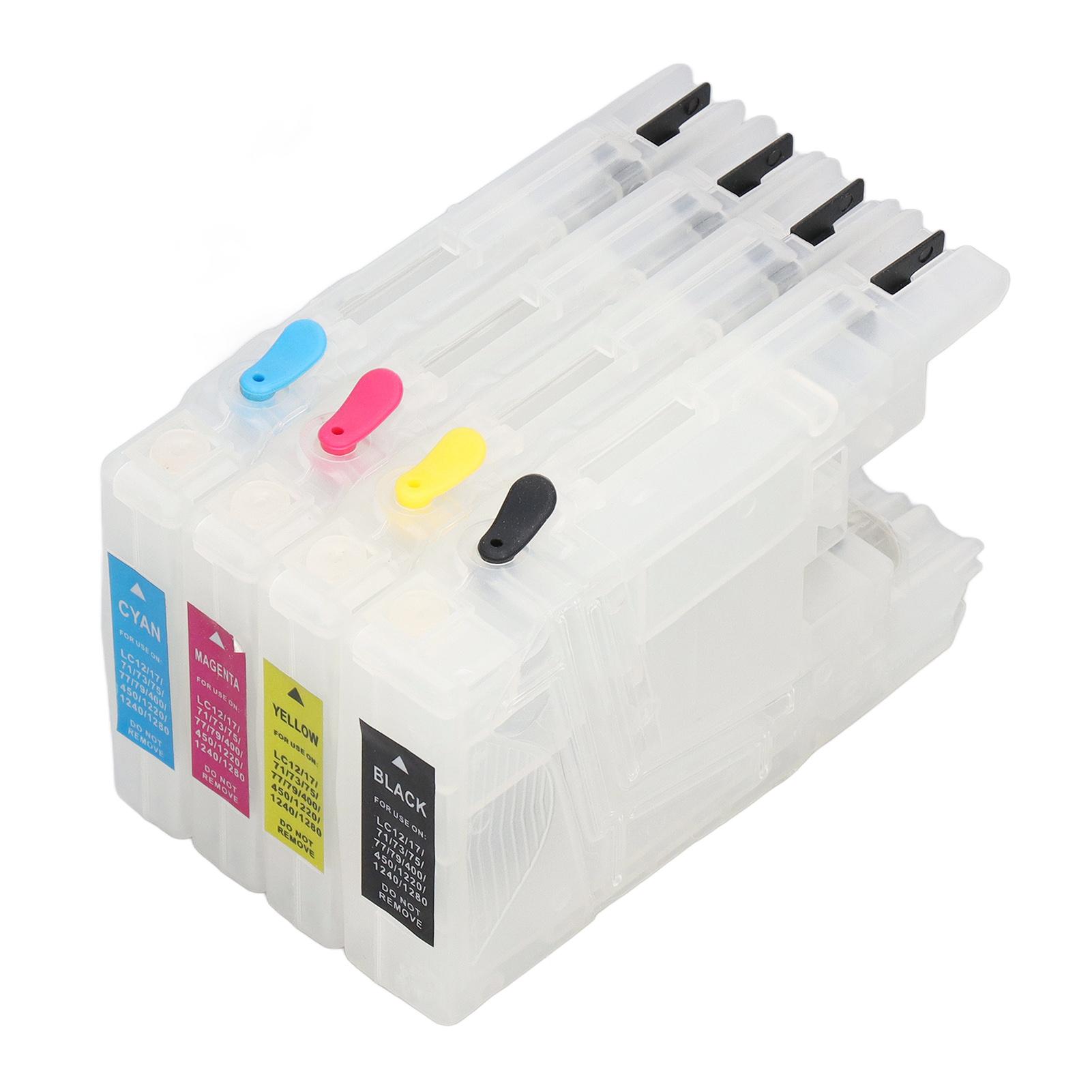 4Pcs Ink Cartridges Compatible Refill Replacement BK C M Y 4 Colors for Inkjet Printer
4Pcs Ink Cartridges Compatible Refill Replacement BK C M Y 4 Colors for Inkjet Printer