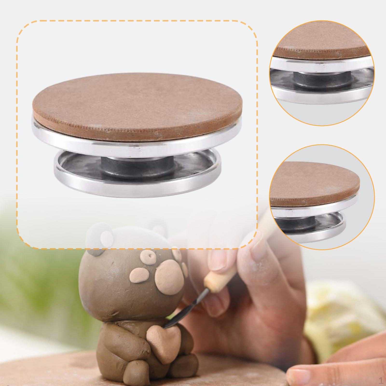 Поворотный стол для гончарного круга, вращающаяся платформа, инструмент для лепки из глины 15cm
Поворотный стол для гончарного круга, вращающаяся платформа, инструмент для лепки из глины 15cm