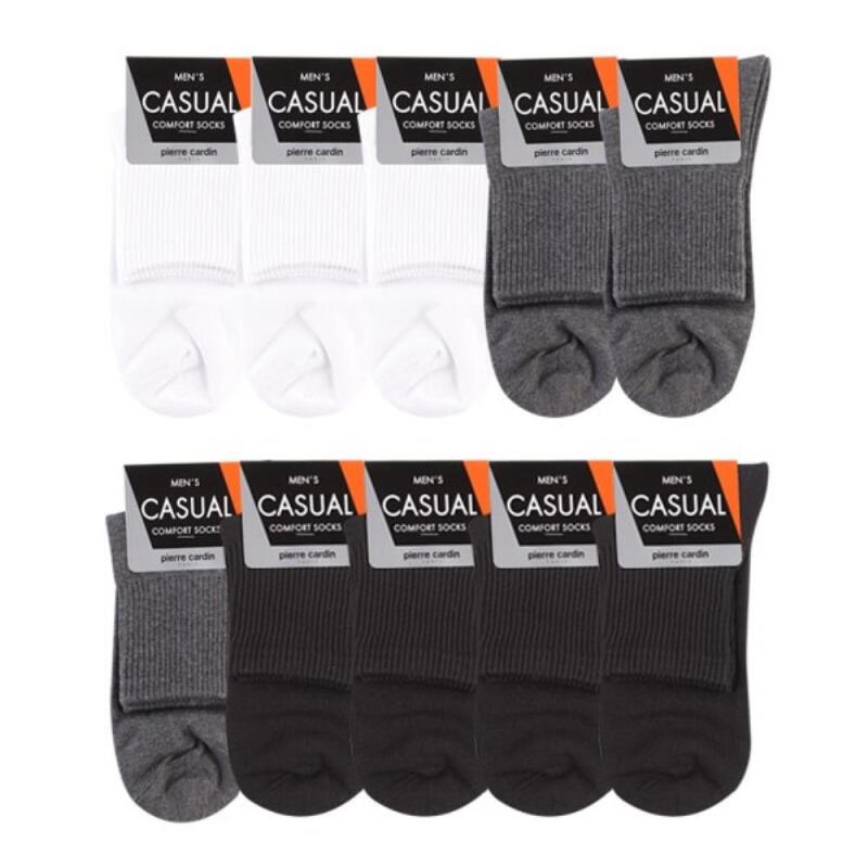 Men s Plain All Seasons Mid-Calf Socks A28643_White 3 Gray 3 Black 4
Men s Plain All Seasons Mid-Calf Socks A28643_White 3 Gray 3 Black 4