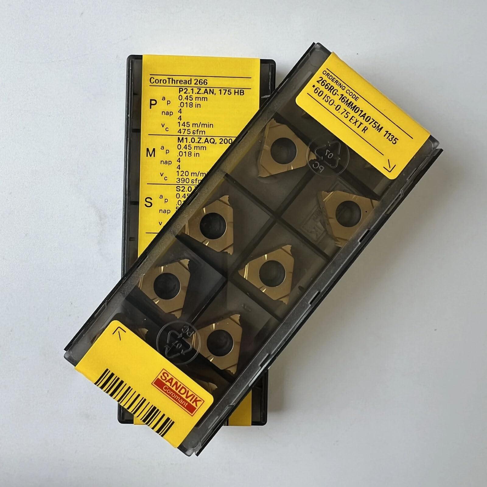 Original Sandvik / 266RG-16MM01A075M 1135 /CNC lathe carbide blade tool 10 Pcs
Original Sandvik / 266RG-16MM01A075M 1135 /CNC lathe carbide blade tool 10 Pcs