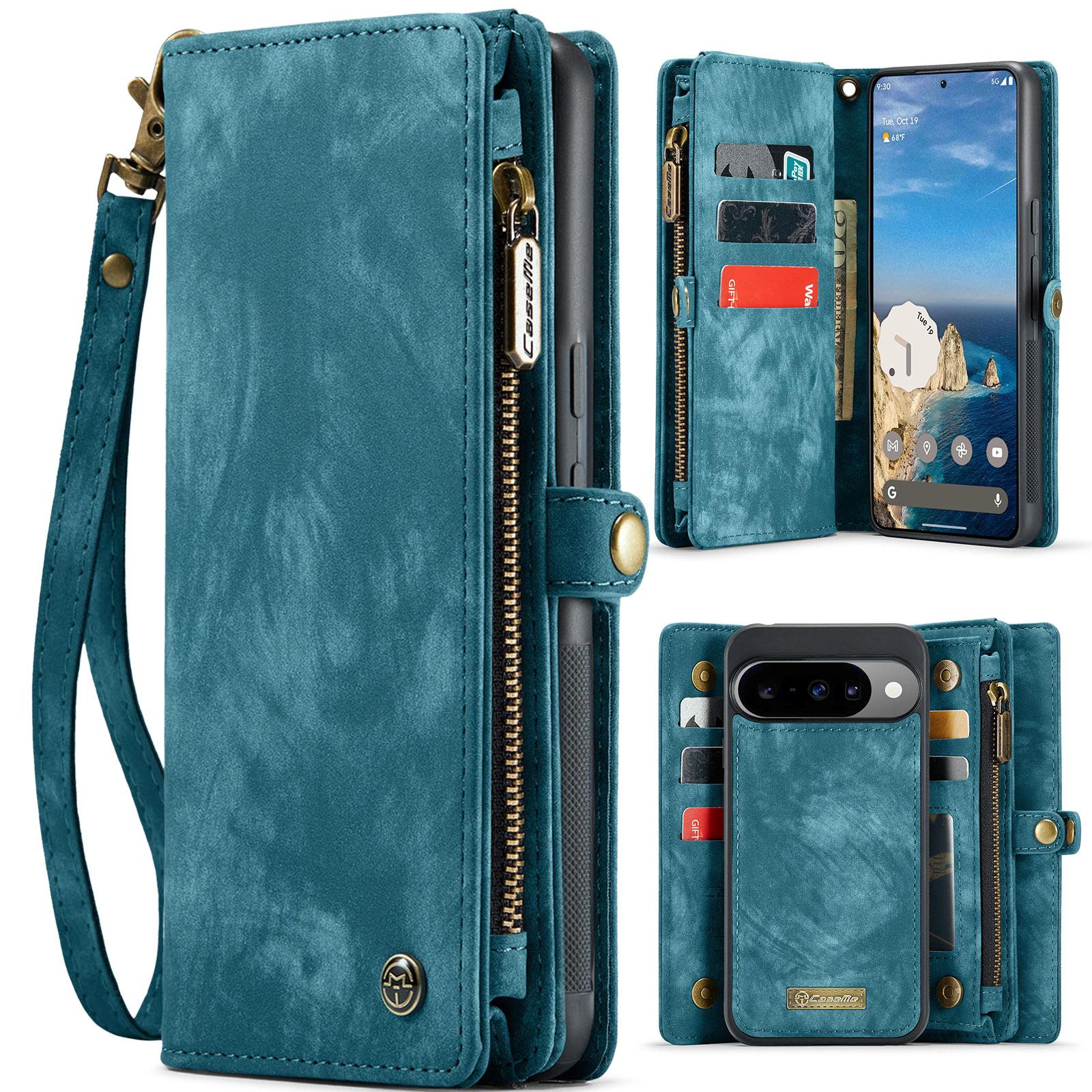 For Google Pixel 10 Pro/Google Pixel 10 Phone Cases CASEME Leather Cover with Detachable Wallet and Strap Blue
For Google Pixel 10 Pro/Google Pixel 10 Phone Cases CASEME Leather Cover with Detachable Wallet and Strap Blue