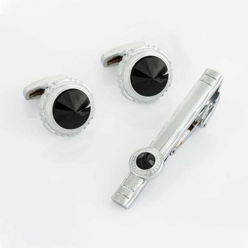 Round Black Rhinestone Cufflink Set French Shirt Placket Cufflinks STS-6001
Round Black Rhinestone Cufflink Set French Shirt Placket Cufflinks STS-6001