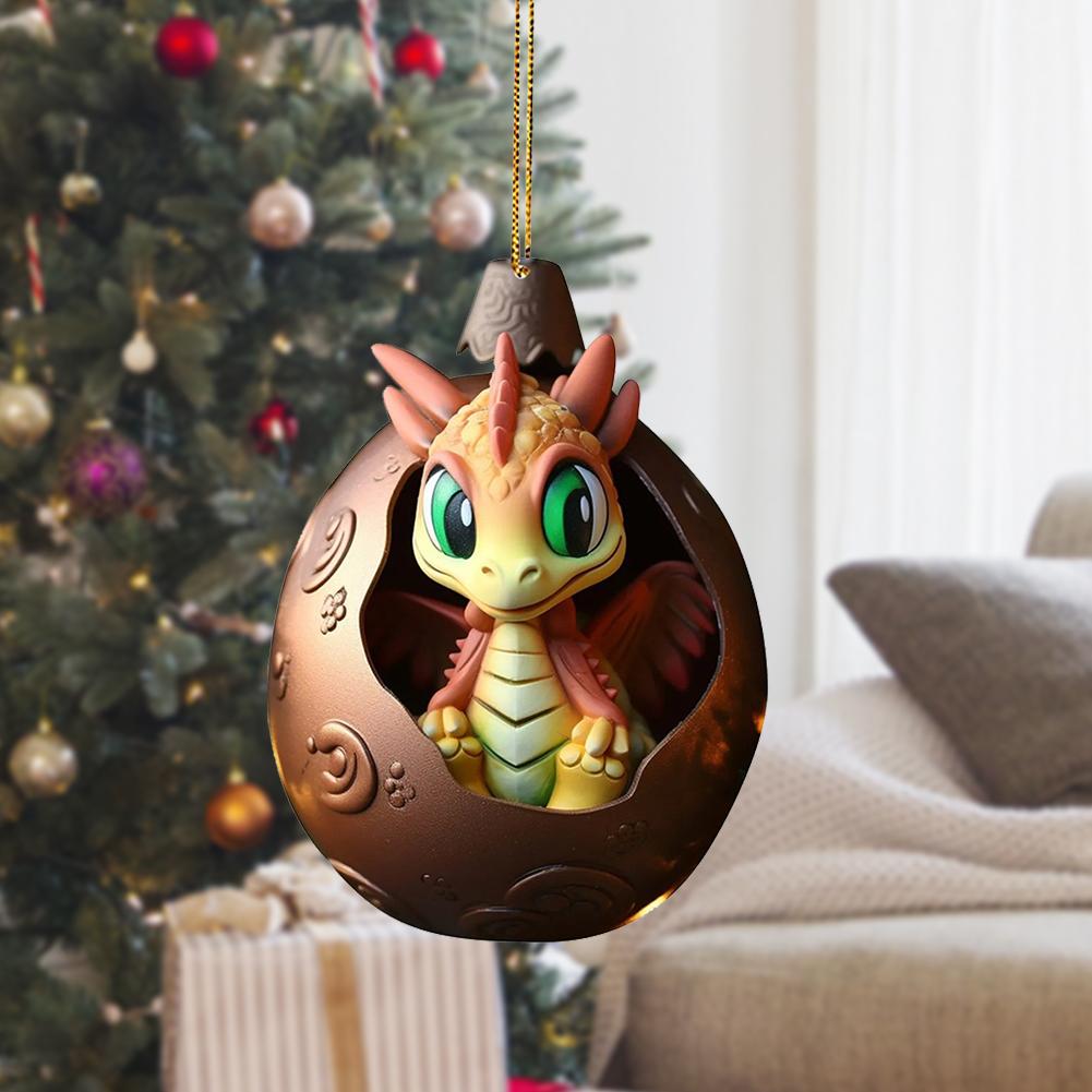 Christmas Dragon Egg Tree Pendant Acrylic Hanging Ornament Realistic Dragon Egg Decoration for Home and Car Decoration
Christmas Dragon Egg Tree Pendant Acrylic Hanging Ornament Realistic Dragon Egg Decoration for Home and Car Decoration