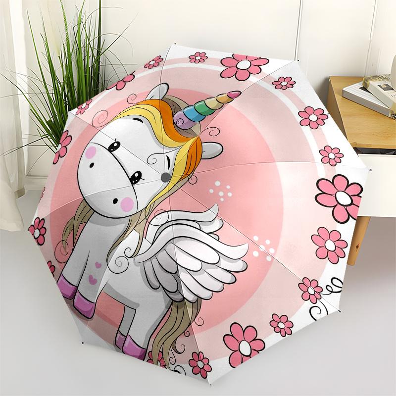 Unicorn, Flowers-themed, Eight-ribbed, Self-folding umbrella Is Suitable for Everyday Outdoor Use and Is An Ideal Gift for Friends and Famil
Unicorn, Flowers-themed, Eight-ribbed, Self-folding umbrella Is Suitable for Everyday Outdoor Use and Is An Ideal Gift for Friends and Famil