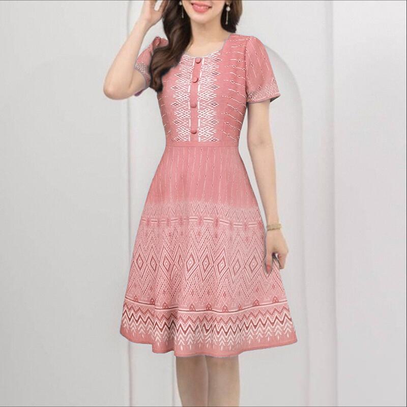 ZANZEA Women Casual Round Neck Short Sleeve Print Summer Dress S рожевий
ZANZEA Women Casual Round Neck Short Sleeve Print Summer Dress S рожевий