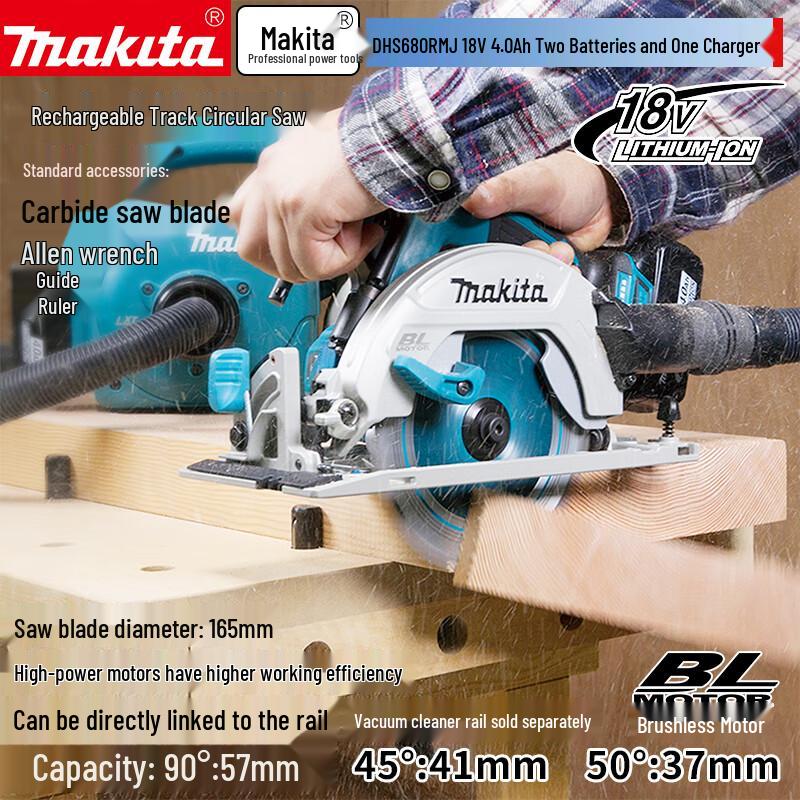 Makita DHS680RMJ 18V Cordless Circular Saw CN plug (adapter included)
Makita DHS680RMJ 18V Cordless Circular Saw CN plug (adapter included)