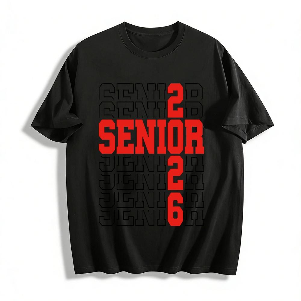Class of 2026 Senior Graduation Graphic Print Short Sleeve Tee Pure cotton T-shirt XXS
Class of 2026 Senior Graduation Graphic Print Short Sleeve Tee Pure cotton T-shirt XXS