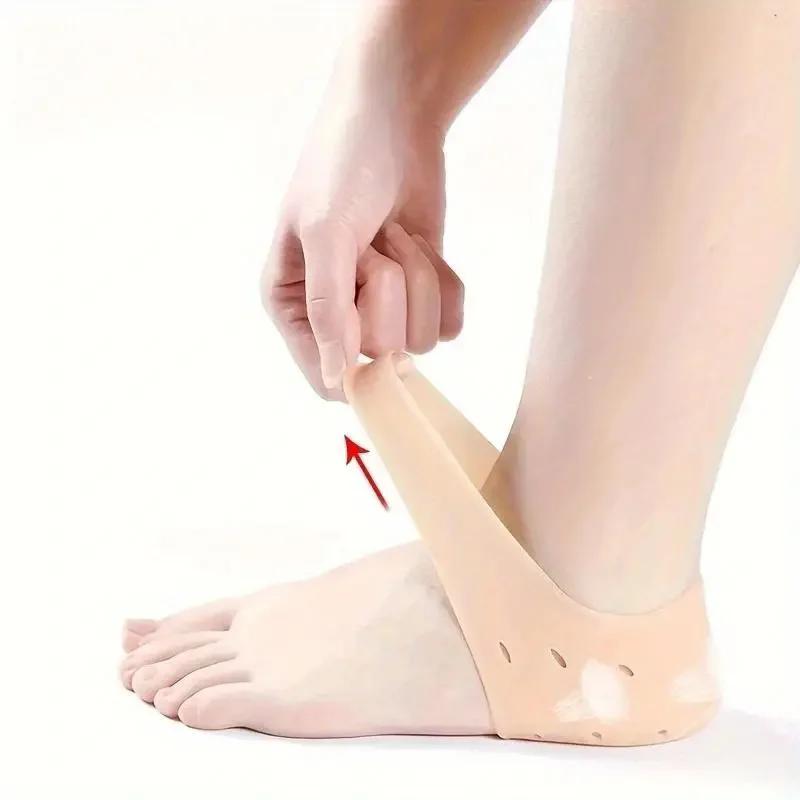 Silicone Heel Protectors Metatarsal Pads Forefoot Gel Heel Pad Plantar Fasciitis Women Men Foot Pain RelieveBlister Prevention чорний
Silicone Heel Protectors Metatarsal Pads Forefoot Gel Heel Pad Plantar Fasciitis Women Men Foot Pain RelieveBlister Prevention чорний
