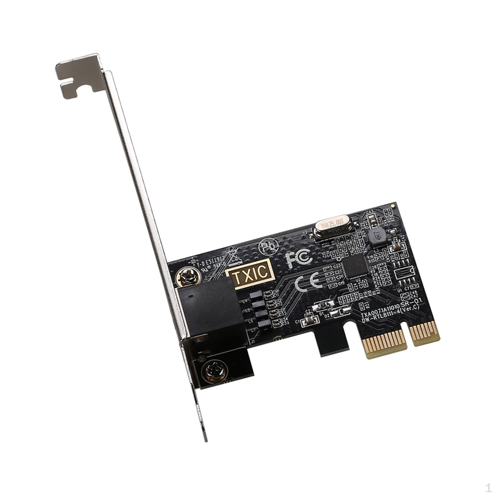 Сетевой адаптер Mini PCIe Card 1-портовый контроллер локальной сети настольного ПК 10/100/1000 Мбит/с с низким уровнем
Сетевой адаптер Mini PCIe Card 1-портовый контроллер локальной сети настольного ПК 10/100/1000 Мбит/с с низким уровнем